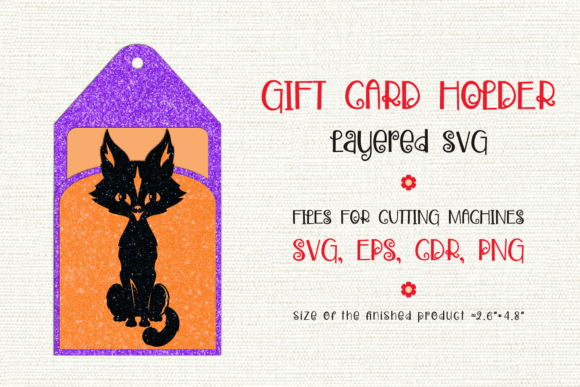 Download Witch Cat | Halloween Gift Card Holder - Witch Collection