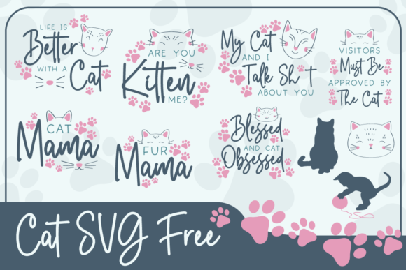 Download Cat SVG Free - Cat Collection