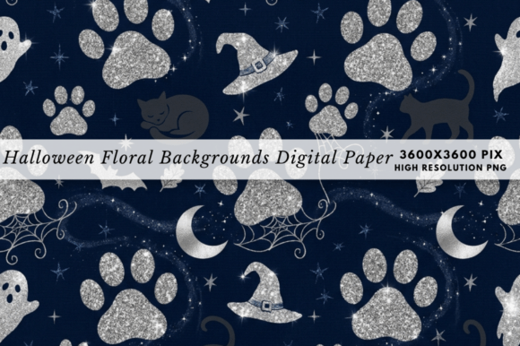 Download Halloween Floral Backgrounds,Patten PNG - Premium Resources