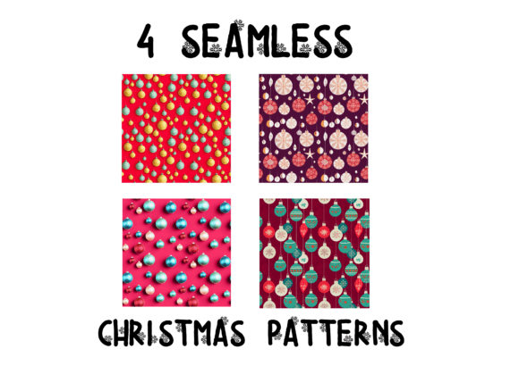 Download Christmas Seamless Pattern, Baubles - Premium Resources