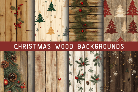 Download Christmas Wood Background - Christmas wood background Collection