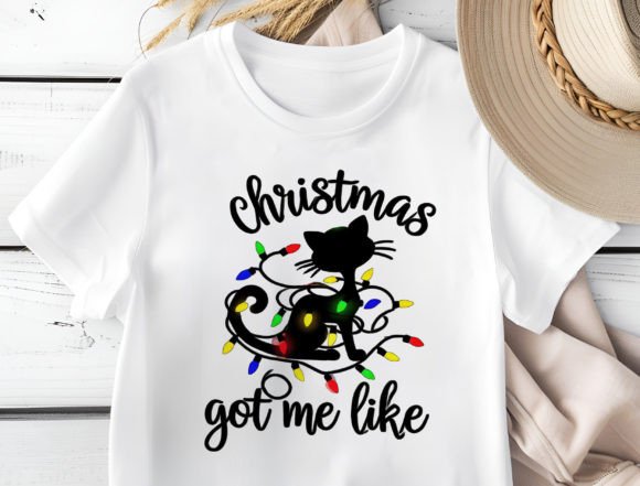 Download Funny Christmas Cat Png Design Png - Cat Collection