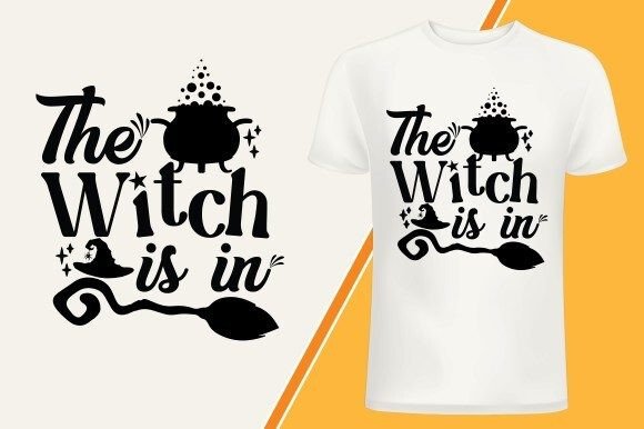 Download The Witch is in Cute Halloween T-shirt - Witch Collection