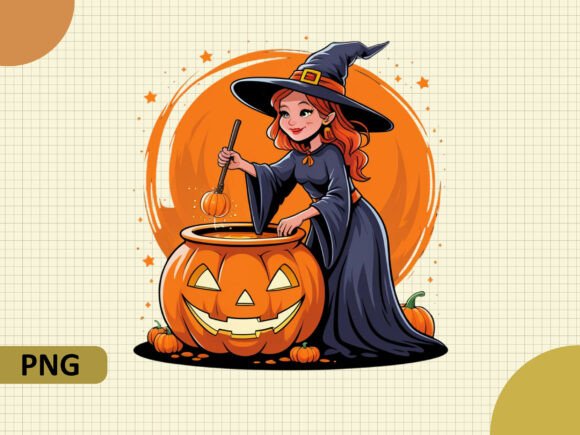 Download Witch Cauldron Pumpkin Magic Png - Witch Collection