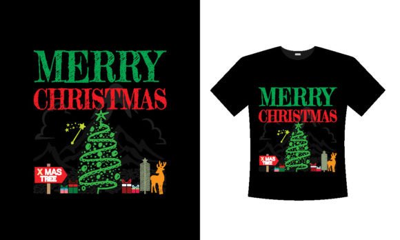 Download Merry Christmas Day T Shirt Design - Premium Bundle