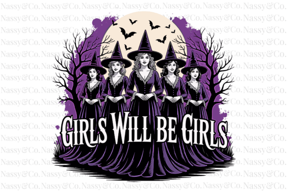 Download Girls Will Be Girls Halloween Witch PNG - Witch Collection