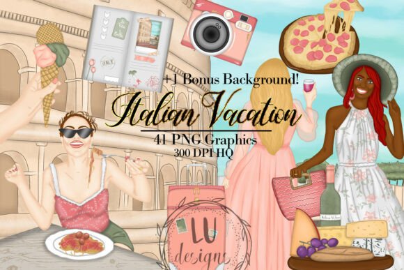 Download Italy Vacation Clipart, Italian Summer - Cat Collection