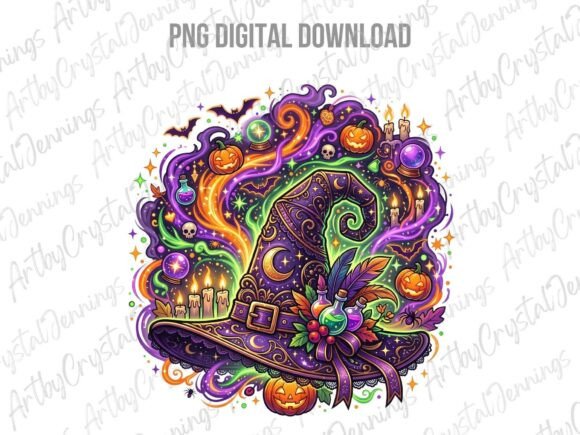 Download Magical Witch Hat Halloween Clipart PNG - Witch Collection