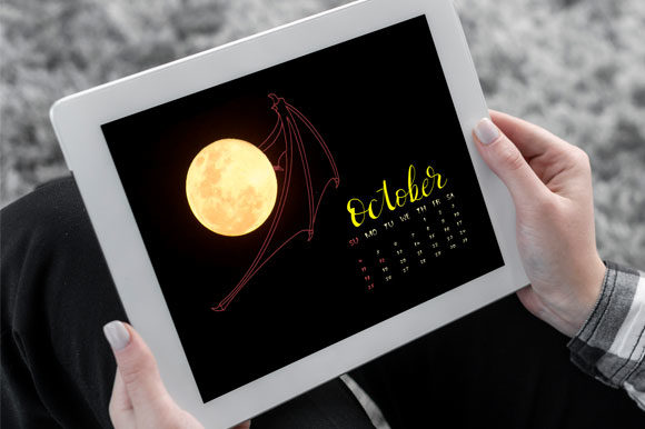 Download October 2020 Digital Calendar Wallpaper - October Collection
